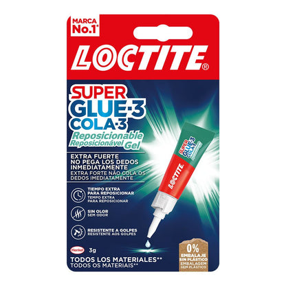 SUPER GLUE-3 GEL REPOSICIONABLE 3 g