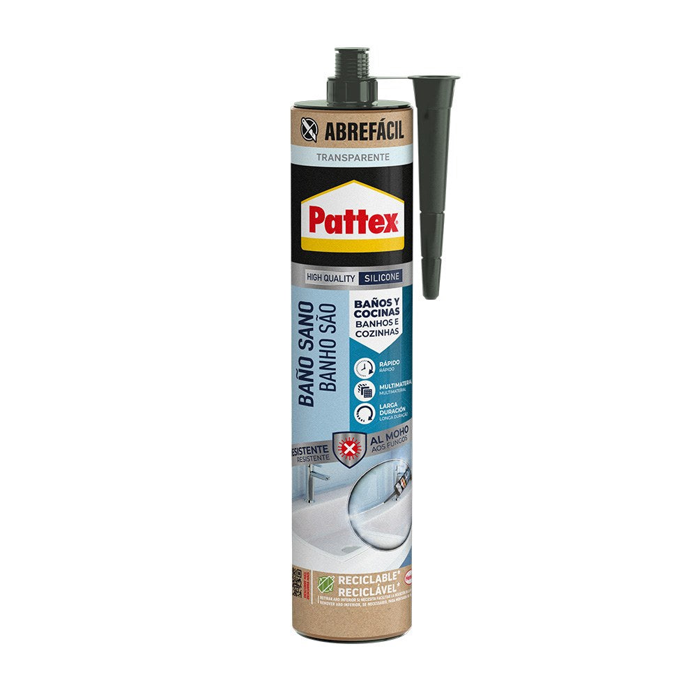SILICONA BAÑOS Y COCINAS TRANSPARENTE 280 ml