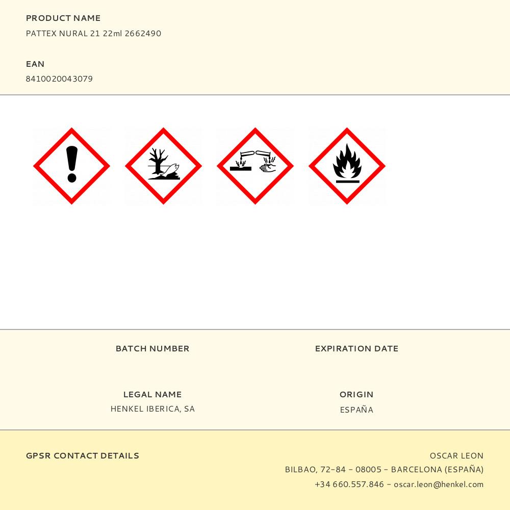 PATTEX NURAL 21 22ml 2662490