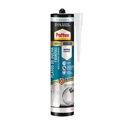 SILICONA NEUTRA ANTIMOHO BAÑOS TRANSPARENTE 280 ml