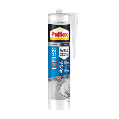 SILICONA EXPRESS BAÑOS Y COCINAS TRANSPARENTE 280 ml