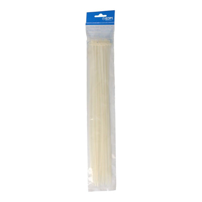 BRIDAS, NYLON, ALTA CALIDAD, NATURAL, 385 x 4,8 mm, BLISTER, 25 uds