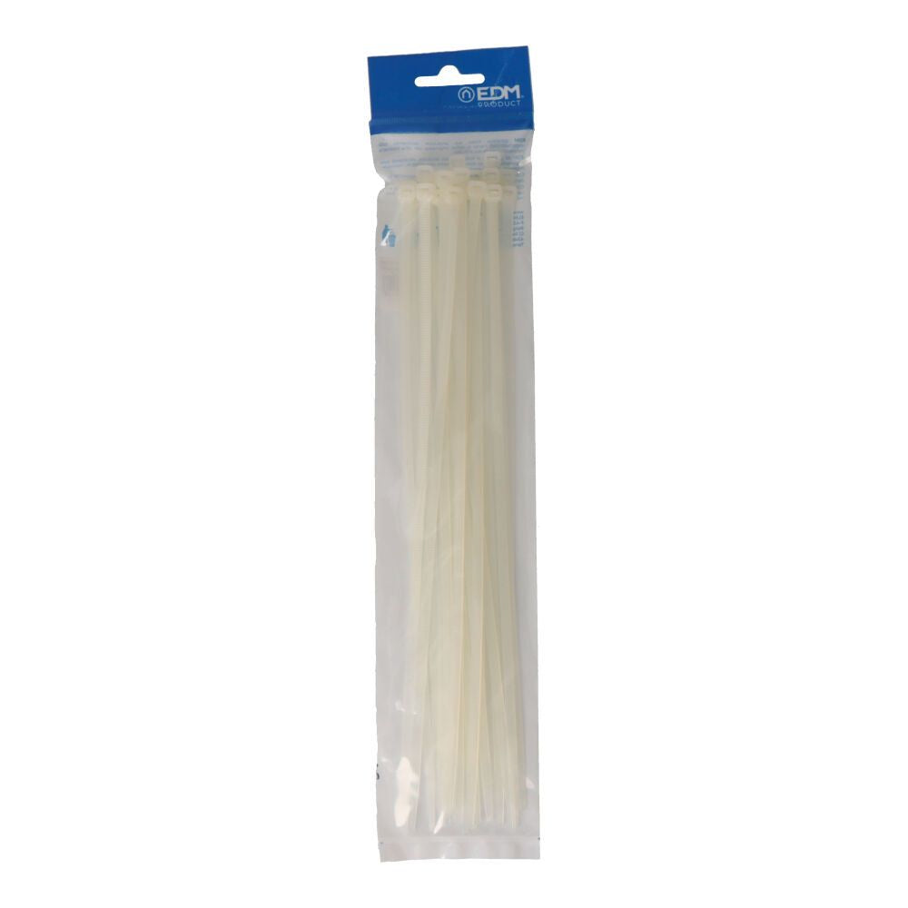 BRIDAS, NYLON, ALTA CALIDAD, NATURAL, 300 x 4,8 mm, BLISTER, 25 uds