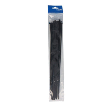 BRIDAS, NYLON, ALTA CALIDAD, NEGRO, 385 x 4,8 mm, BLISTER, 25 uds